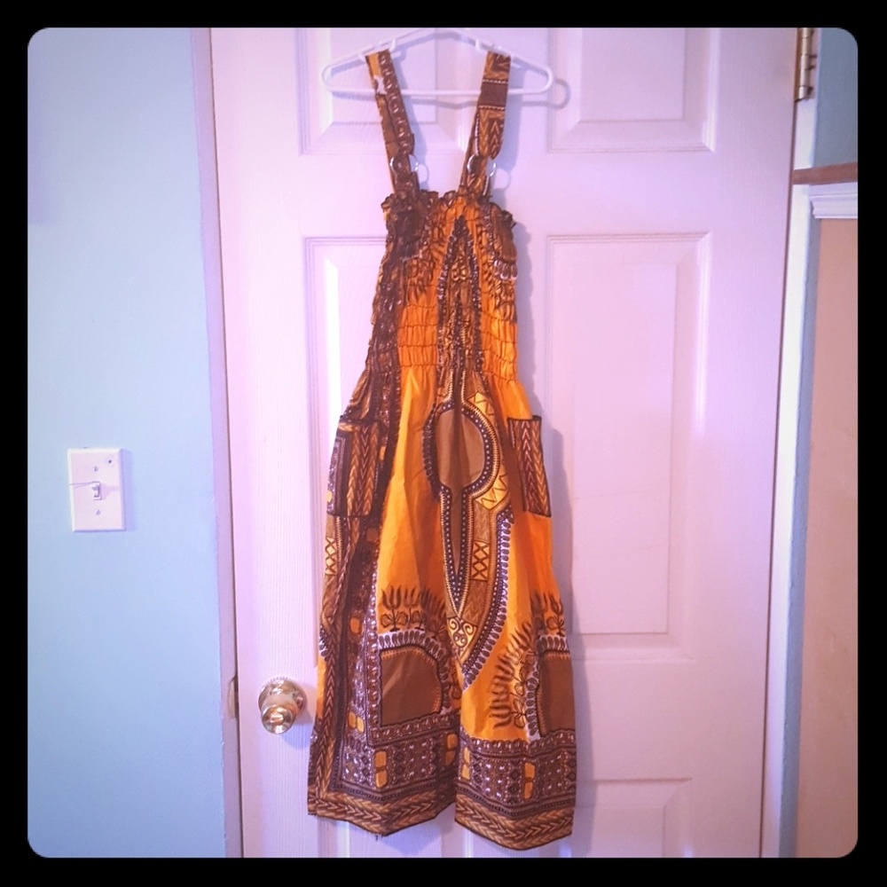 Girls Dashiki print dress